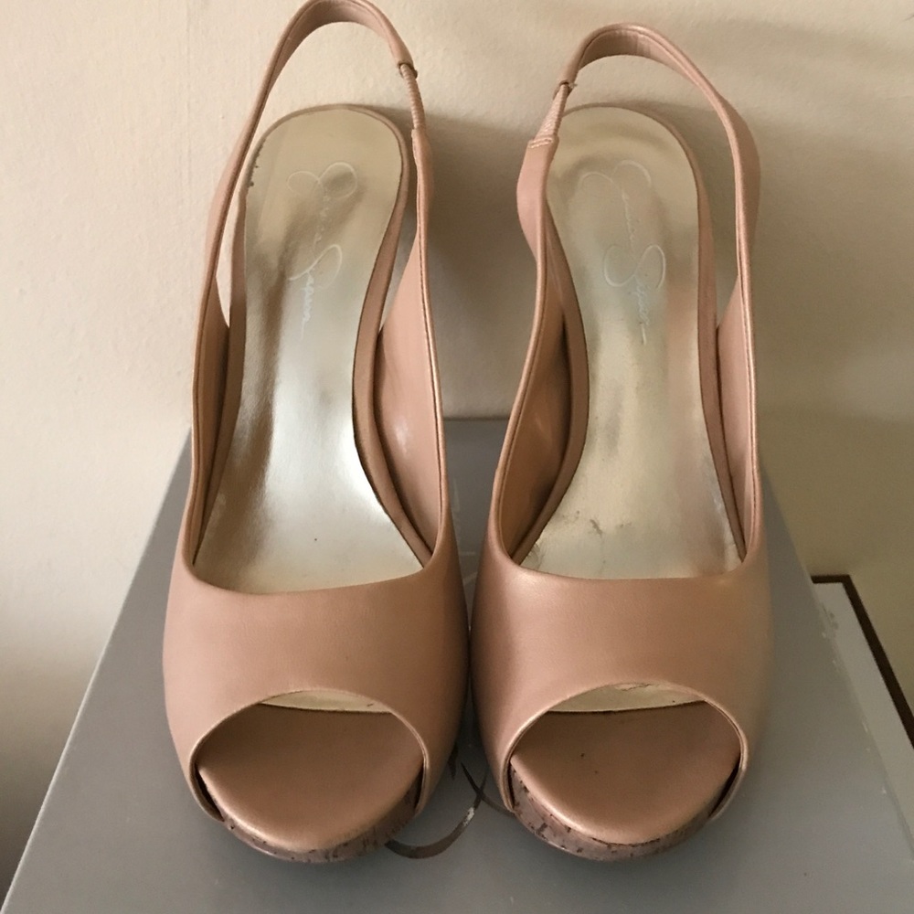 Jessica Simpson sling back shoes